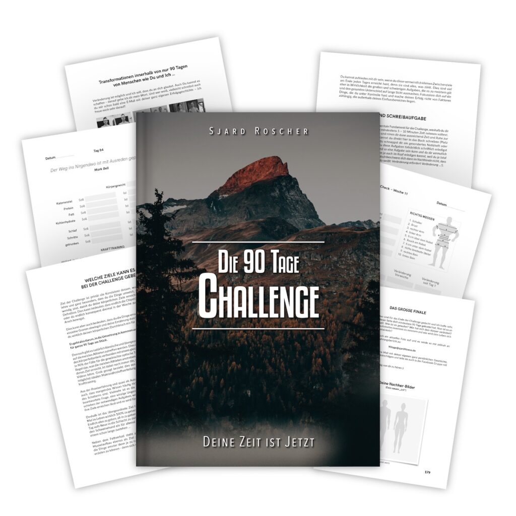 90 Tage Challenge Sjard Roscher Die offizielle 90 Tage Challenge von Sjard Roscher