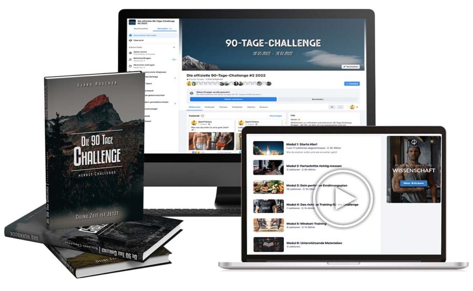 90 Tage Challenge Sjard Roscher Die offizielle 90 Tage Challenge von Sjard Roscher